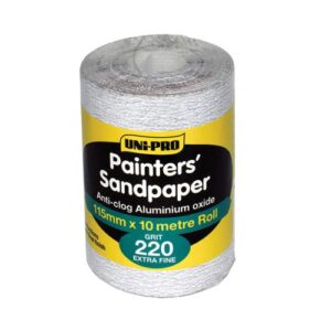 SAND PAPER EXTRA FINE 115MM X 10M P220